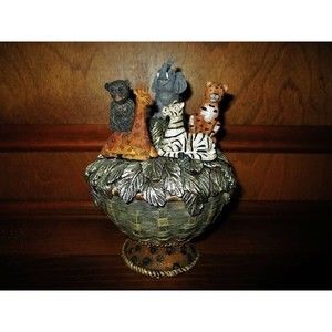 African Animals Knife Spreader Set